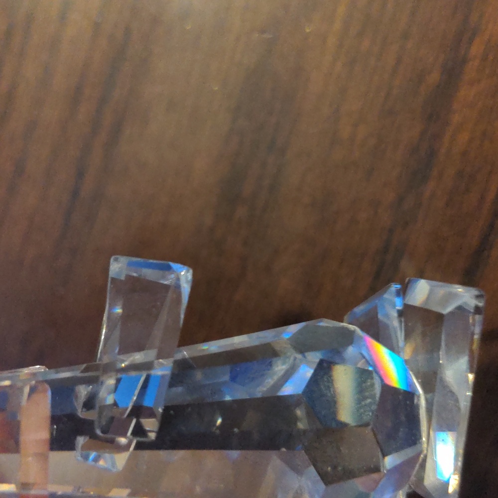 Swavorski Silver Crystal Vintage Standing Pluto Dog Figurine 7635, Discontinued - Picture 9 of 11